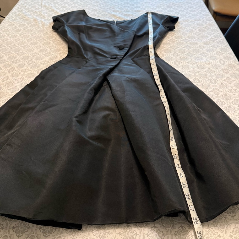 VINTAGE CHRISTIAN DIOR Taffeta Dress - Picture 15 of 16